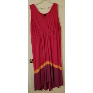 Faded Glory 4X Color Block Maxi Dress